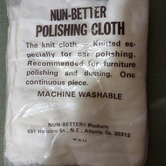 🌷‼️5/$20 - New Nun-Better Vtg Heavy Duty Polishing Dusting Cream Cloth 16 OZ Pc - Picture 2 of 6